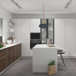 Modern Modular Built-In Wood Cupboard Complete Sets Whole House Manufacturer