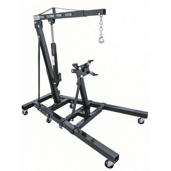 Vehicle Repair Hydraulic Foldable 2Ton Engine Hoist And Stand