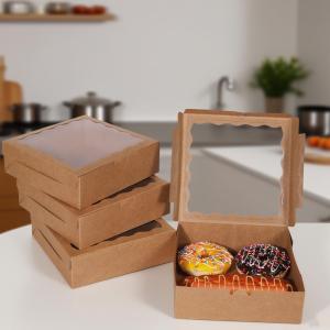 Wave Window Cake Box White Cardboard Baking Packaging Packaging Box Pastry Box