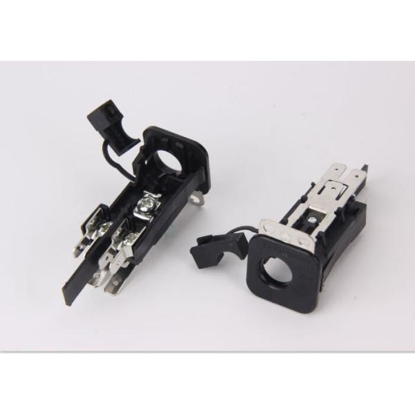 BX3 / BX4 Oven Connection Box PA66 Black Electrial Block Iron CE / ROSH