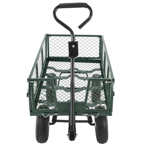 Buy Heavy Duty Foldable Garden Mesh Car for Garden Flowers Qingdao Port 260KGS Weight Capacity at wholesale prices