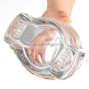 500ml 750ml Glass Bottle for Vodka Gin Whiskey Hot Stamping Customized Packaging