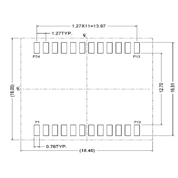 L22H006-4 10G Base - T Single Port LAN Transformer Modules PoE 90W