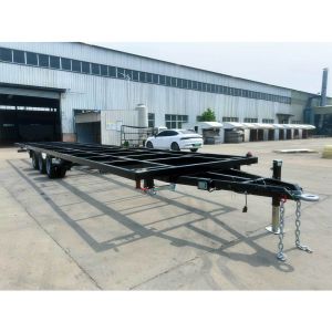 Super Long Frame Tiny House Trailers 8 Ton Skeleton Trailer