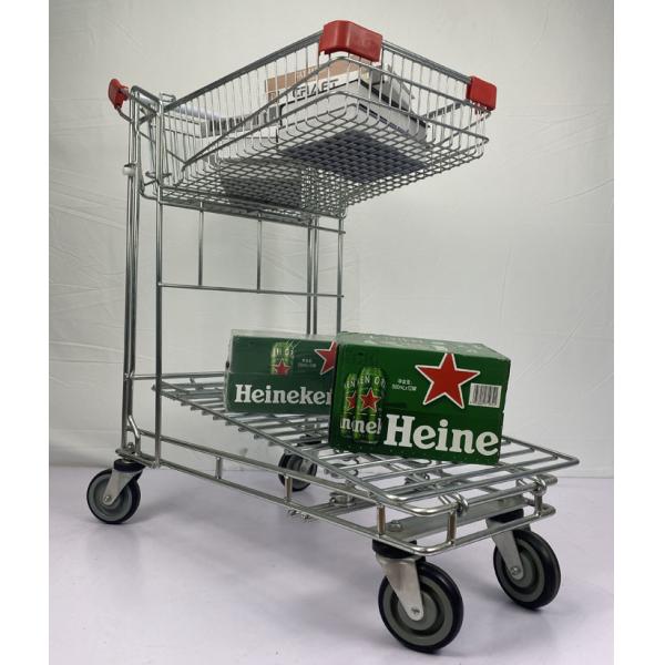 Tally Dedicated Q195 Steel Heavy Duty Warehouse Trolley Carrying Capacity 200kgs