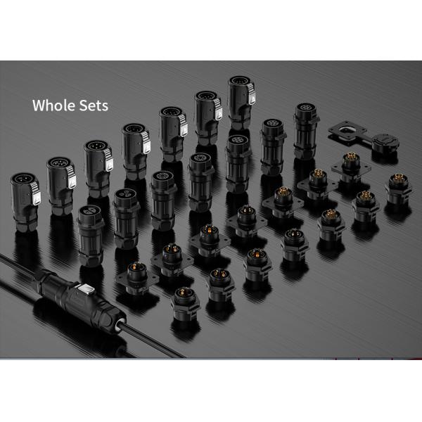 M16 3 Pin Male Female Plug Socket IP68 Standard Waterproof Wire Connector for LED Lighting