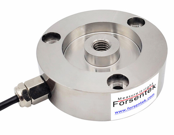 Low profile compression force transducer 500N 1kN 2kN 3kN stainless steel load cell
