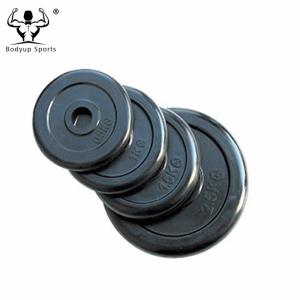 Multicolor 1 Inch Rubber Coated Weight Plates For Crossfit Training