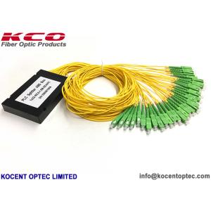 ABS Box Modular PLC Optical Splitter with 2.0mm Cable and High Stability for Low Cost FTTX Deployment