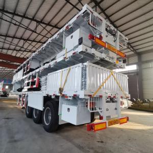 Construction Freight Hauling Semi Trailer With Fuwa / BPW Axle
