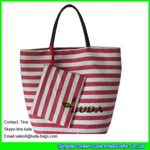 LUDA large straw beach bags best selling paper straw handbags