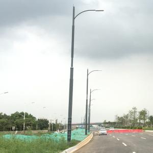 Quality Q345 Galvanised Street Light Pole 35m Height Highway Lighting Pole for sale