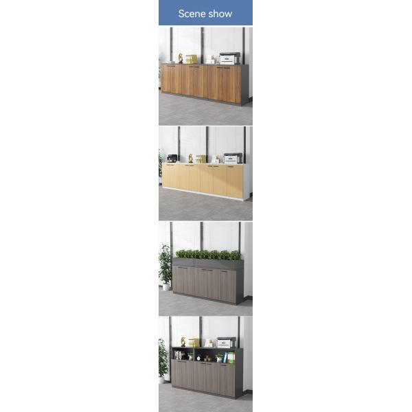 Sturdy and Durable Wooden Shelves Staff Sideboard Storage File Cabinet for Office