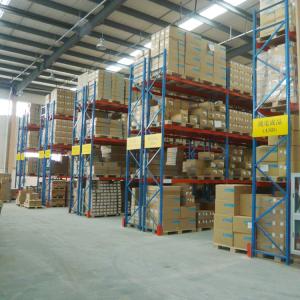 Heavy Duty Adjustable Stackable Steel Pallet Racking 4 Tons / Layer