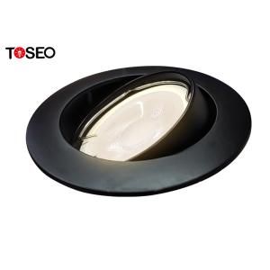 Die Casting Aluminum Gu10 Recessed Downlights Fixtures Adjustable Round