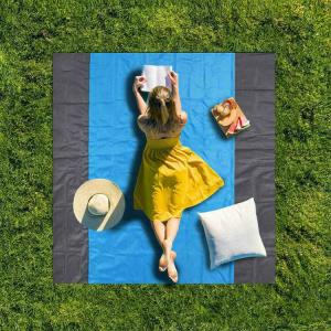 Reversible Oversized Sand Proof Beach Mat For 4 9 Adults Traveling