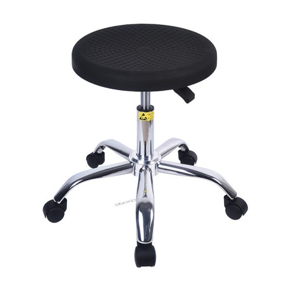 Buy Customized Polyurethane Esd Office Chairs Black Pu Foam Cushion Industrial at wholesale prices
