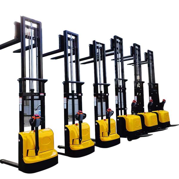 Buy Electric 1 Ton 2t 3.5m Walking Forklift Stacker Full Electric Pallet Stacker at wholesale prices
