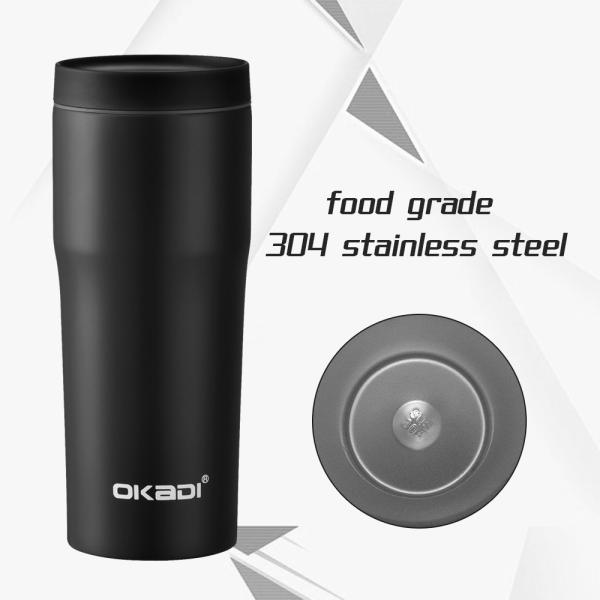 Wholesale Logo Design Double Wall Stainless Steel Vacuum Thermo Insulated Tumbler With Removable Lid 16oz