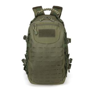25L 900D Oxford Fabric Waterproof Daysack with Laser-Cut Molle Assorted Logo