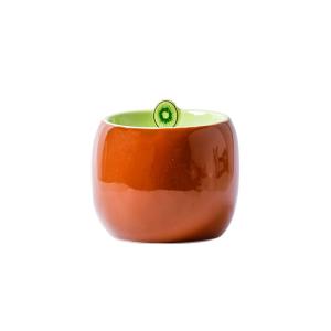 Anti Overturning Raised Ceramic Cat Bowl Rounded Shape Sustainable