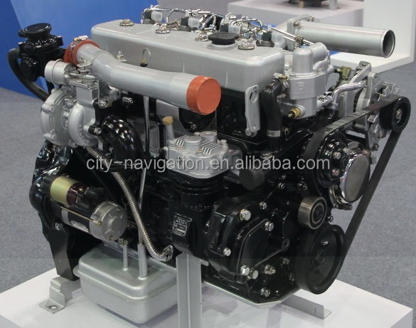 3.8L Engine Displacement Yunnei YN38 National 4 Cylinder Heads Diesel Engine