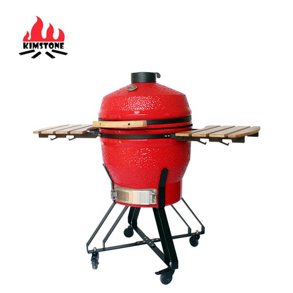 KIMSTONE the Most Popular of 22 Inch OUTDOOR Kamado Kitchen Restaurant Charcoal Griller