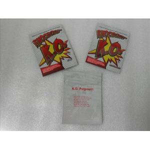 Custom PET / VMPET / PE 100 micron Herbal Incense Packaging