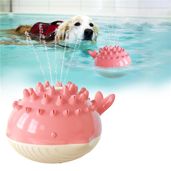 Hot Sale New Little Crocodile Spray Toy Water Dog Toy For Summer Dogs