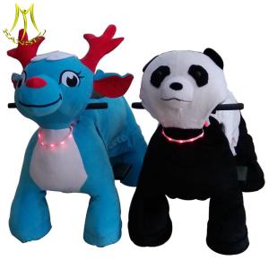 Hansel mall plush electric stuffed animal ride motorized animals in Guangzhou