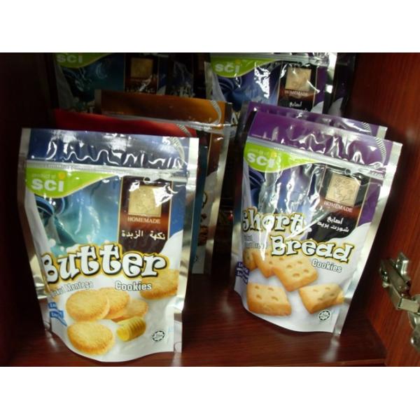 Buy 130mic PET / AL / NY / PE Stand up Bottom Gusset Bags at wholesale prices