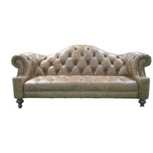 Quality SF-2941 Antique European style leather living room sofa,king size sofa for sale