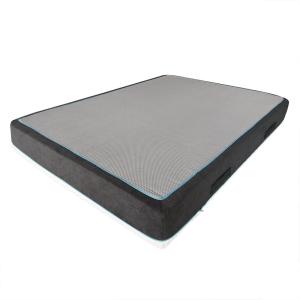 8" Memory Foam 2 Layer Gel Mattress Topper With Removable Cover