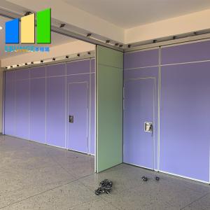 Classroom Sliding Partition Walls Acoustic Room Divider Melamine Movable