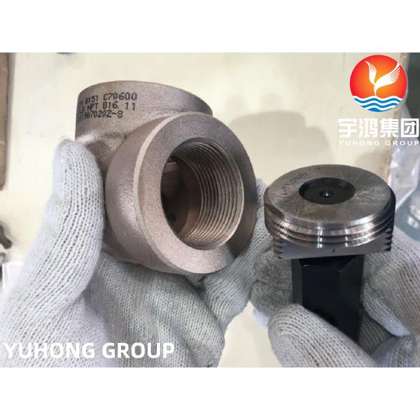 Buy ASTM B151 C70600 COPPER HIGH PRESSURE THREADED FITTING 3000LB NPT at wholesale prices