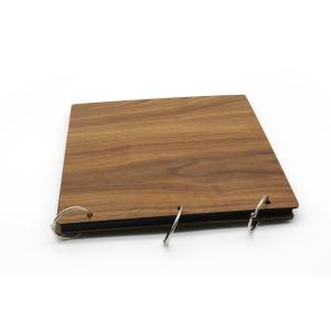 walnut wooden book cover