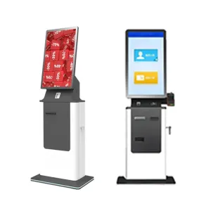 Quality Self Service Ticket Printing Payment Kiosk with Camera and Scanner for sale