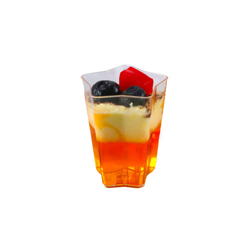 Buy Star Shape Mini Plastic Dessert Tiramisu Mousse Mold Cup at wholesale prices