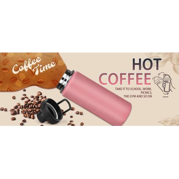 Insulated Water Bottle With Spout Lid Reusable Stainless Steel Water Bottles With Handle Leak Proof Sports Water Flask For Gym Travel Bike Camping