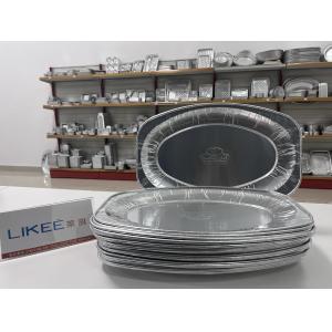 Silver Aluminum Foil Plate Making Machine With High Precised Steel