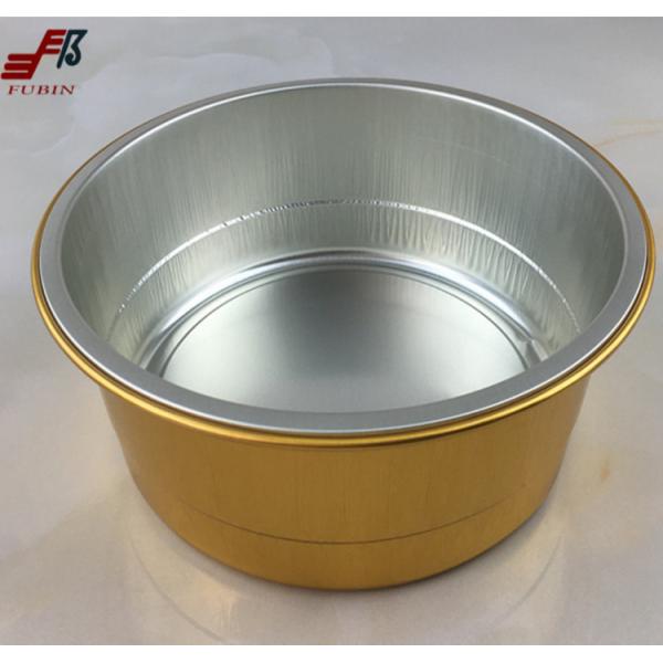 Buy 1500ml Round Aluminum Foil Baking Trays Takeout Lunch Tableware Container at wholesale prices