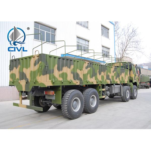 WITH ISO CCC APPROVAL All Wheel Heavy Equipment Trucks 8x8 371hp EuroII 50t Sinotruk HOWO Brand