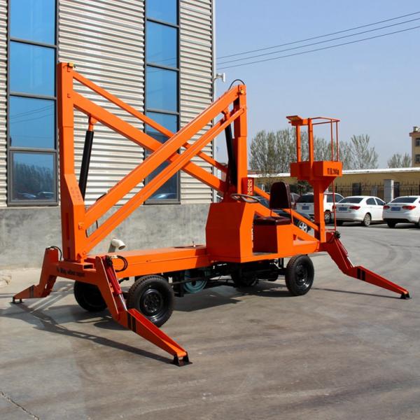 12m Platform Height Diesel Power Self Propelled Mobile Crank Arm Boom Lift Table