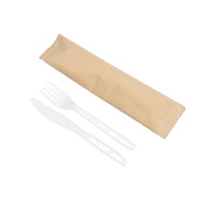 Biodegradable Compostable CPLA Disposable Cutlery Kits