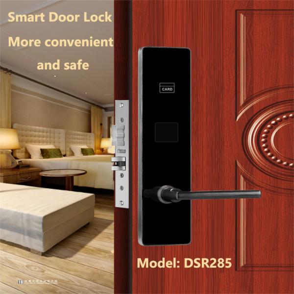 Stainless Steel Swipe Card Hotel Electronic Locks With Management Software