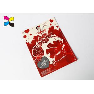 Cartoon Brochure Printing Services Glossy Lamination With Saddle Stitching