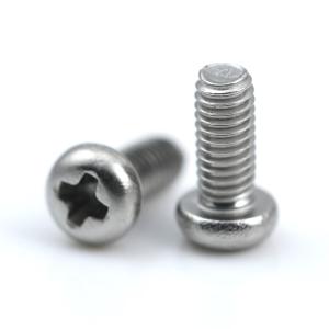 A2-70 Stainless Steel M1.7 Phillips Pan Head Precision Screw for Electronics Applications