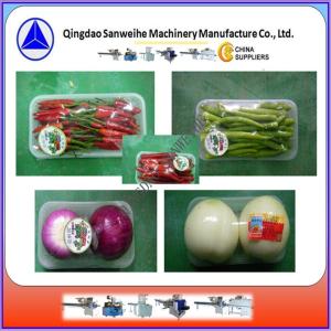 Trayed Vegetable Packing Machine SWD 2500 Heat Shrink Wrapping Machine