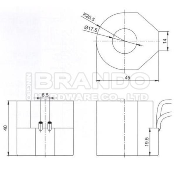 MP-C-011 Solenoid Valve Coil 099257-009-D For Henny Penny Pressure Fryer