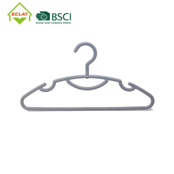 Buy CA65  Notched Plastic Garment Hangers With Swivel Hook at wholesale prices